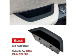 Puxador Interno De Porta Com Painel De Braço E Caixa De Armazenamento Para Bmw X3 X4 F25 F26 2011-2017 Lhd Rhd Black-lhd