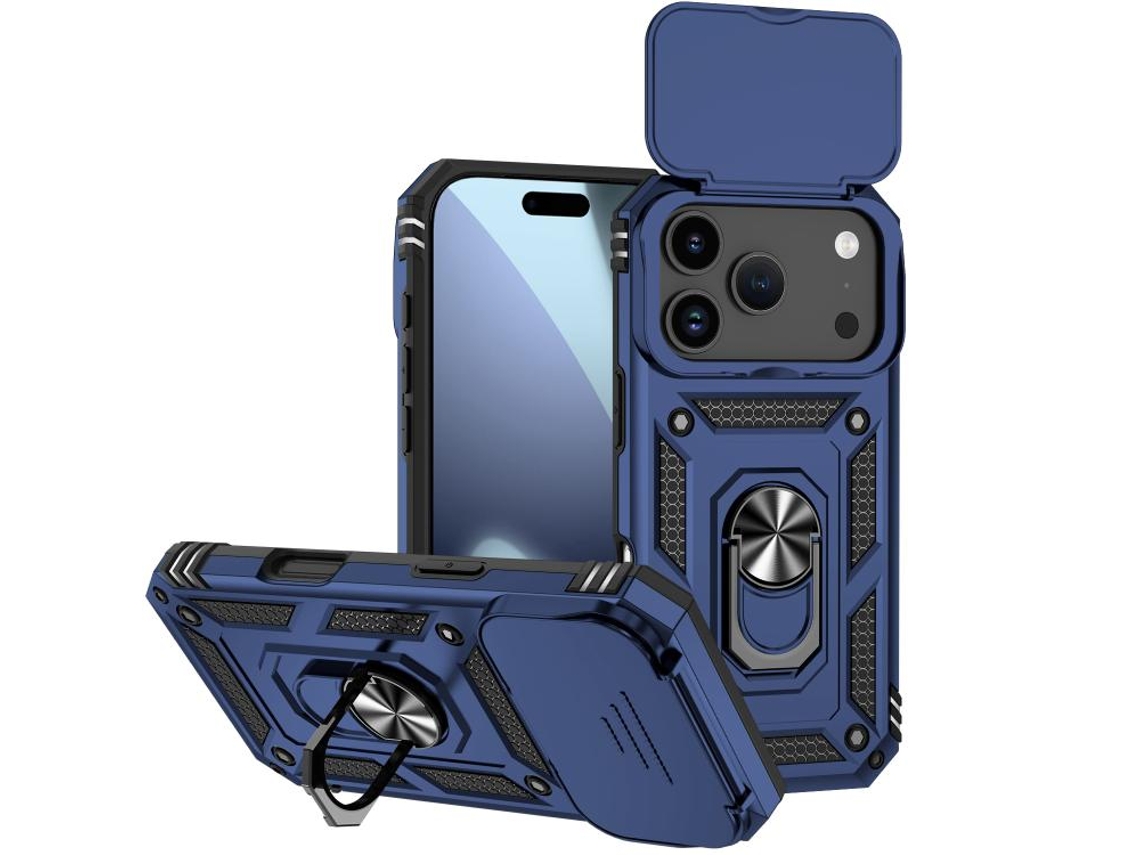 Capa Para Iphone 17 Pro - Suporte Deslizante Para Câmera