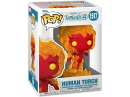 Figura FUNKO Pop! Marvel: Fantastic Four- Human Torch (Outlet Caixa Aberta - Possível Chase)