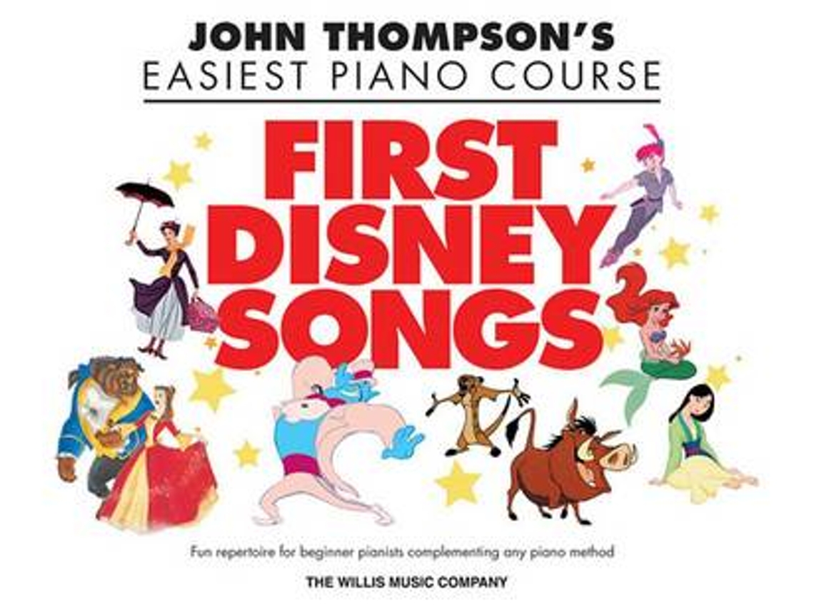Livro John Thompsons Piano Course First Disney Songs de Other Carolyn Miller (Inglês)