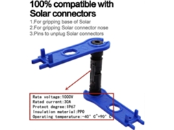 Conector Solar Fotovoltaico Com Fundo Redondo E Vedação Dupla À Prova Dágua Para Cabo De Painel Solar Fotovoltaico. Olysi Shop (10 Pares)