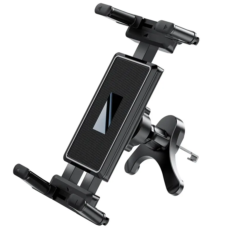Suporte Universal Para Ventilação De Carro, Compatível Com Tablets 7-12.9 Polegadas Ipad E Celulares 4-7 Polegadas (tela Dobravel/reta), Preto