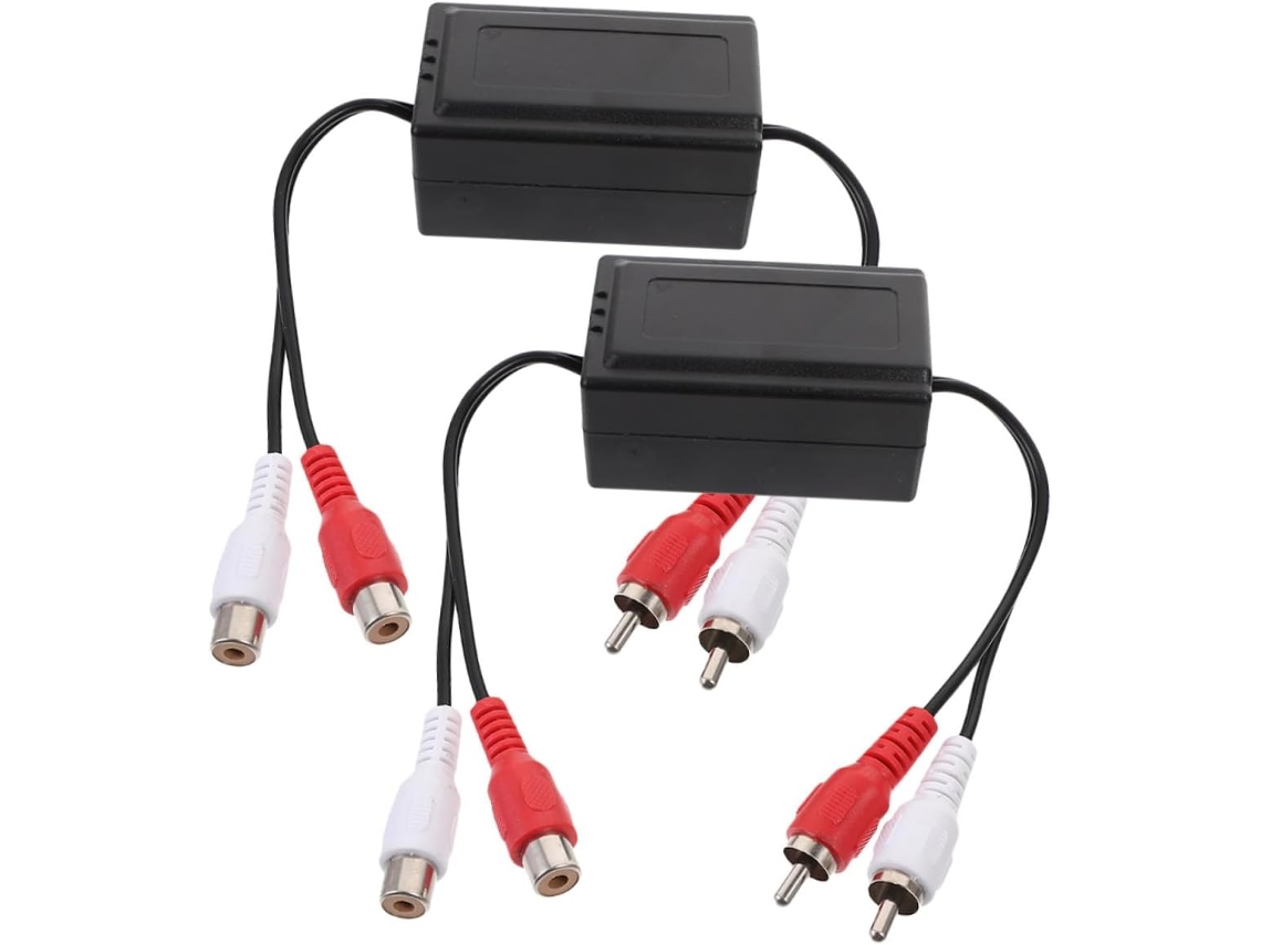 Isolador De Ruído 2 Peças Para Amplificadores,filtro Anti-impacto Rádios Carro,loop Terra,
