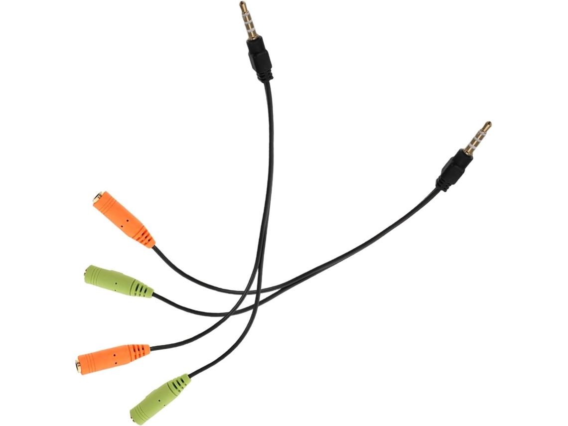 Conector Preciso De Microfone Em Plástico E Metal E Cabo Adaptador De Áudio De Alta Sensibilidade