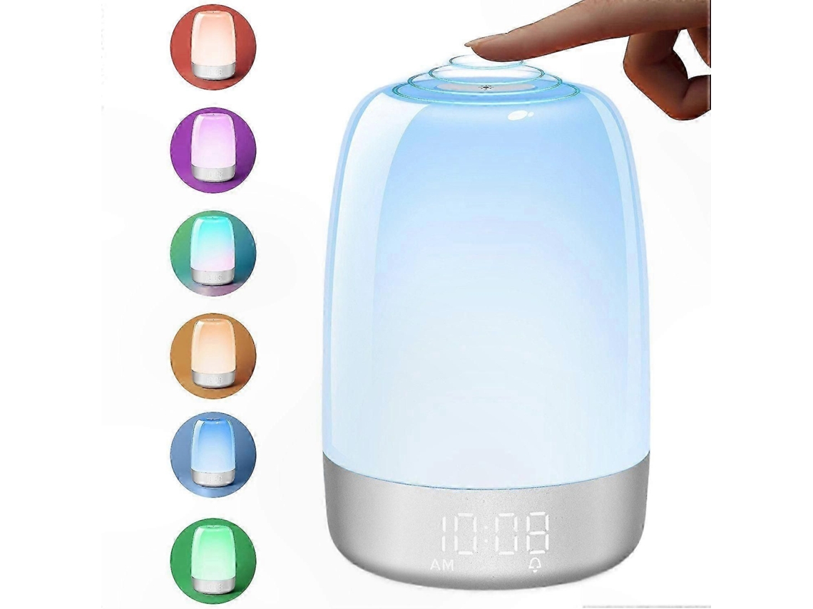 Despertador Inteligente Com Luz Noturna E 7 Modos De Alerta, Além De Função De Iluminação Ambiente.