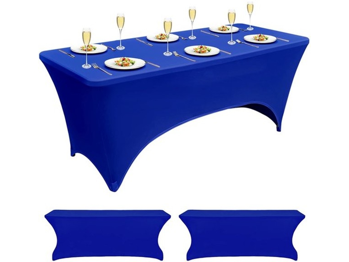 Tafelkleed Rechthoekig 2-pack - Lavável - Elástico - Poliéster/elastano - Adequado Para Casamento/cocktail - Várias Cores - Tafelrok