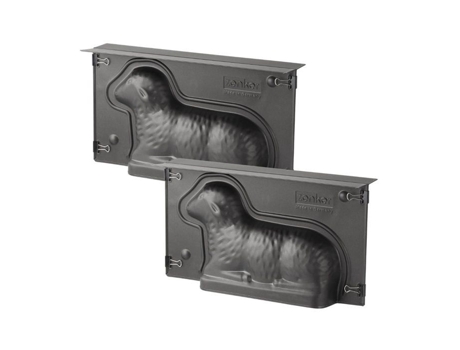 Conjunto De 2 Formas De Bolo 3d Zenker Especial De Páscoa Forma De Cordeiro Pascal 900 Ml