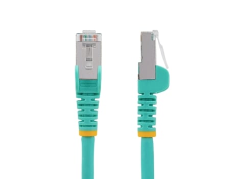 Caderno Startech > Cabo de Rede cor Aqua 7,5 M S/ftp (S-STP) - NLAQ-750-CAT6A-PATCH
