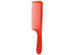 Pente De Cabelo Plástico Curvo Com Dentes Finos Para Desembaraçar E Cortar Cabelo Salão Casa Barbearia Vermelho