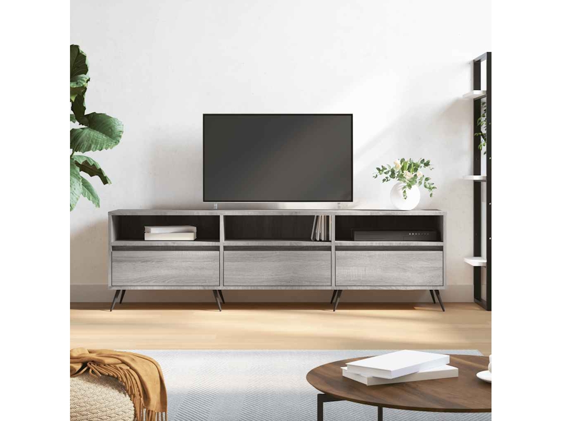Vidaxl Móvel de Tv 150x30x44,5 Cm Derivados de Madeira Cinzento Sonoma