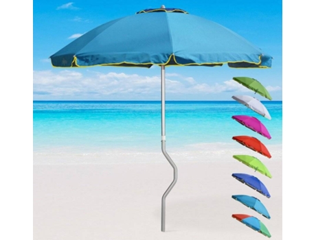 Guarda-sol GIRAFACILE Eolo (Azul - 220 cm)