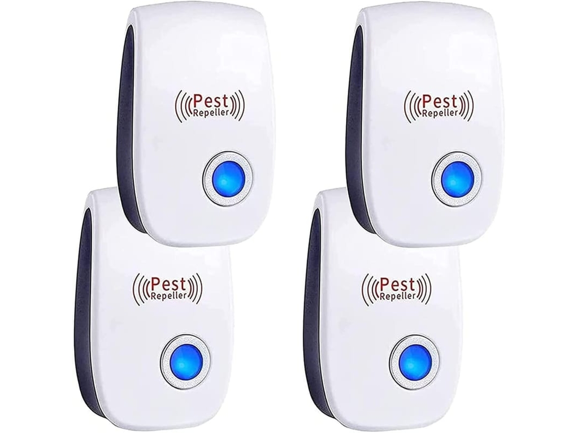 Repelente Ultrassônico De Mosquitos, 4 Pacotes, Repelente Eletrônico Para Ambientes Internos