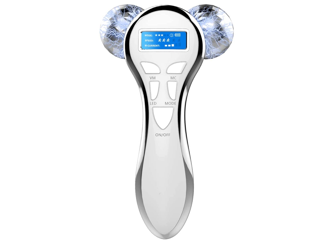 4d Rolo Microcorrente Para Lifting Facial, Braços E Pernas (branco)