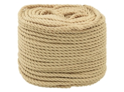 Vidaxl Corda De Barco 0.5 Mm 50 M Natural