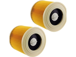 Cartuchos de Filtro Premium para Aspiradores Pó e Água Karcher Wd2, Wd3, Mv2 e Mv3 BRILVIBERA