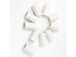 Tubo Vinil Branco Clorado, 20 mm, com adaptador, pacote com 10 CHABERLU