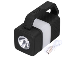 Lanterna de Acampamento Multifuncional com Alto falante Bluetooth Luz de Emergência Usb