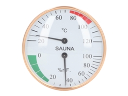 Primerox medidor de temperatura e umidade para sauna de parede