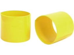 Abraçadeira Amarela para Ar Condicionado, 110 mm diâmetro, 2 unidades CHABERLU