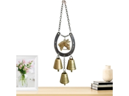 Sino de Jardim Decoração Giratória de Metal para Pendurar, 24,4 Cm , Sino Decorativo Artístico para CHABERLU (9,65 Polegadas)