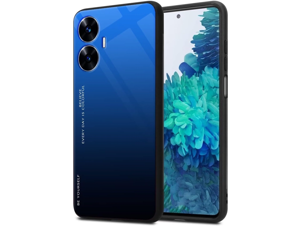 Capa Gradiente Protetora Fina para Realme Realme C55 HONGWE.