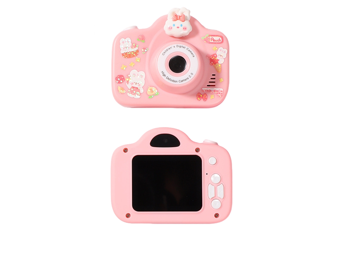 Câmera Infantil Nova Câmera Fotográfica Digital Imprimível Polonóide Brinquedo De Estudante Menina Mini Câmera Hd Coelho A4800w Brilvibera
