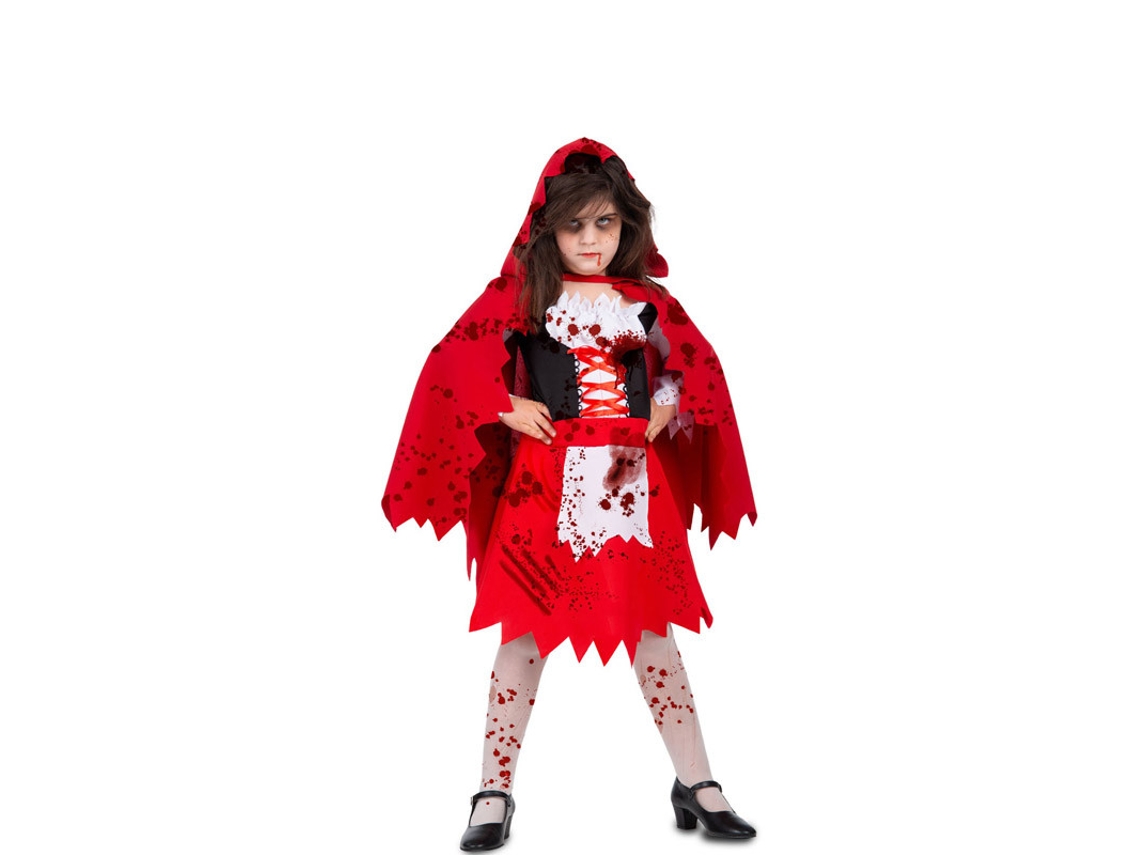 Fato de Menina MOM Capuchinho Sangrento  (7-9 anos)
