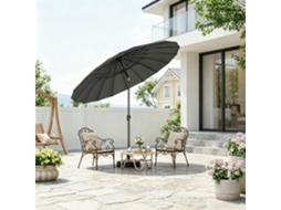 Guarda-sol Amplo Inclinável Para Terraço, Jardim E Piscina (base Não Incluída, Apenas Unidade)