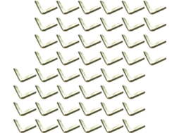 Coins Métalliques For Albums Photo 100 Pcs - Protège - Coins D'angle Droits En Style Vintage