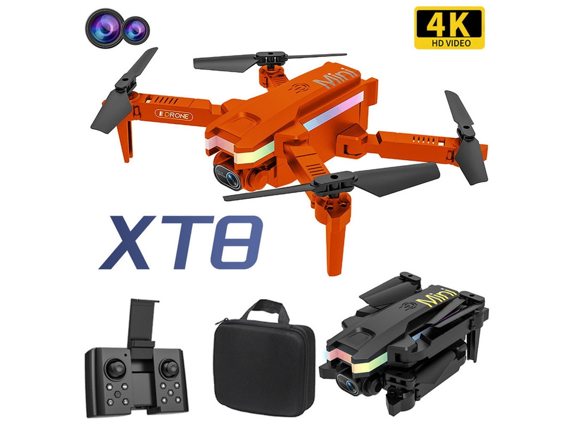 Xt8 Mini Drone(4k Duração Da Bateria10 Min Laranja Bestvite