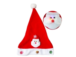 Decorações De Natal, Chapéu De Natal De Desenho Animado, Tecido Não Tecido Vermelho Brilhante, Estilo Presente De Natal, 12 Peças. Yunzii