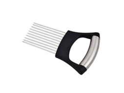 KOFIHETY Suporte Para Cebolas Para Fatiar, Suporte Para Fatiar Cebolas Em Aço Inoxidável Com Cabo Extra Largo E Pontos Antiderrapantes, Fatiador Aprimorado Par