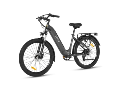Bicicleta Elétrica Dyu C1 Para Adultos, Bicicleta Elétrica Urbana Todo O Terreno De 26 Com Motor De 350 W E Bateria De 36 V 10 Ah