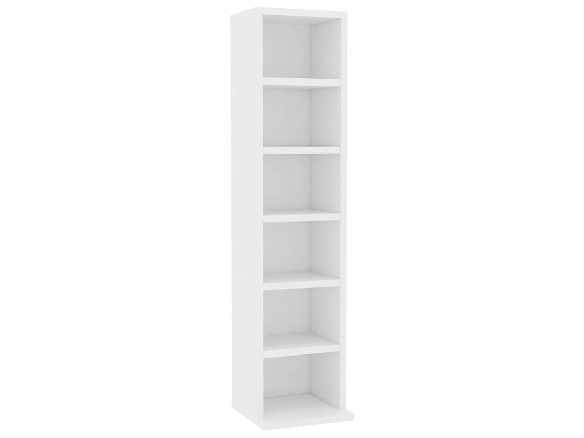 Cd Cabinet, Cd Cabinets Vidaxl Branco Madeira Processada (n/a)