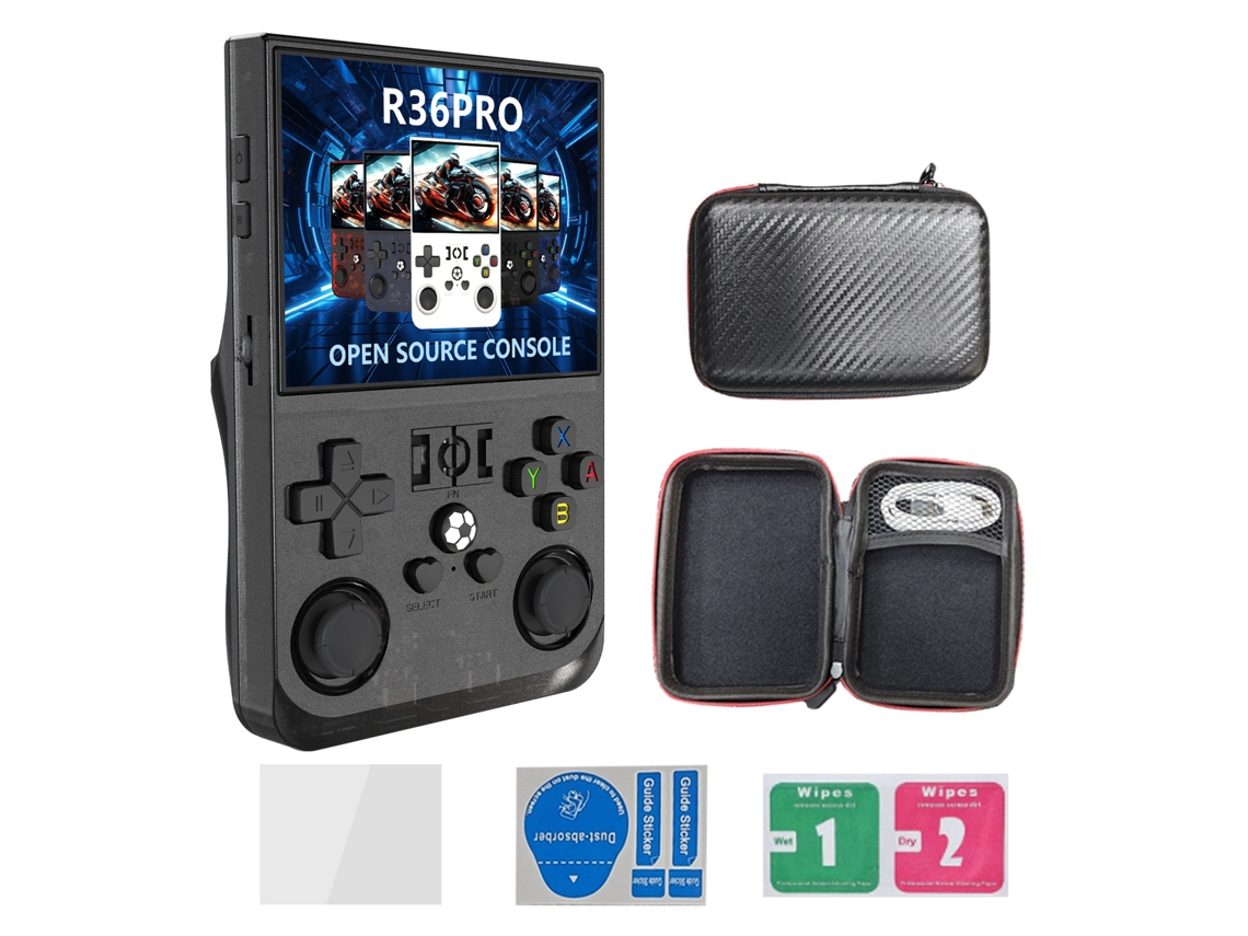 Console Portátil Retrô, Tela Ips de 3,5 Polegadas, 64gb AQUAFORGE