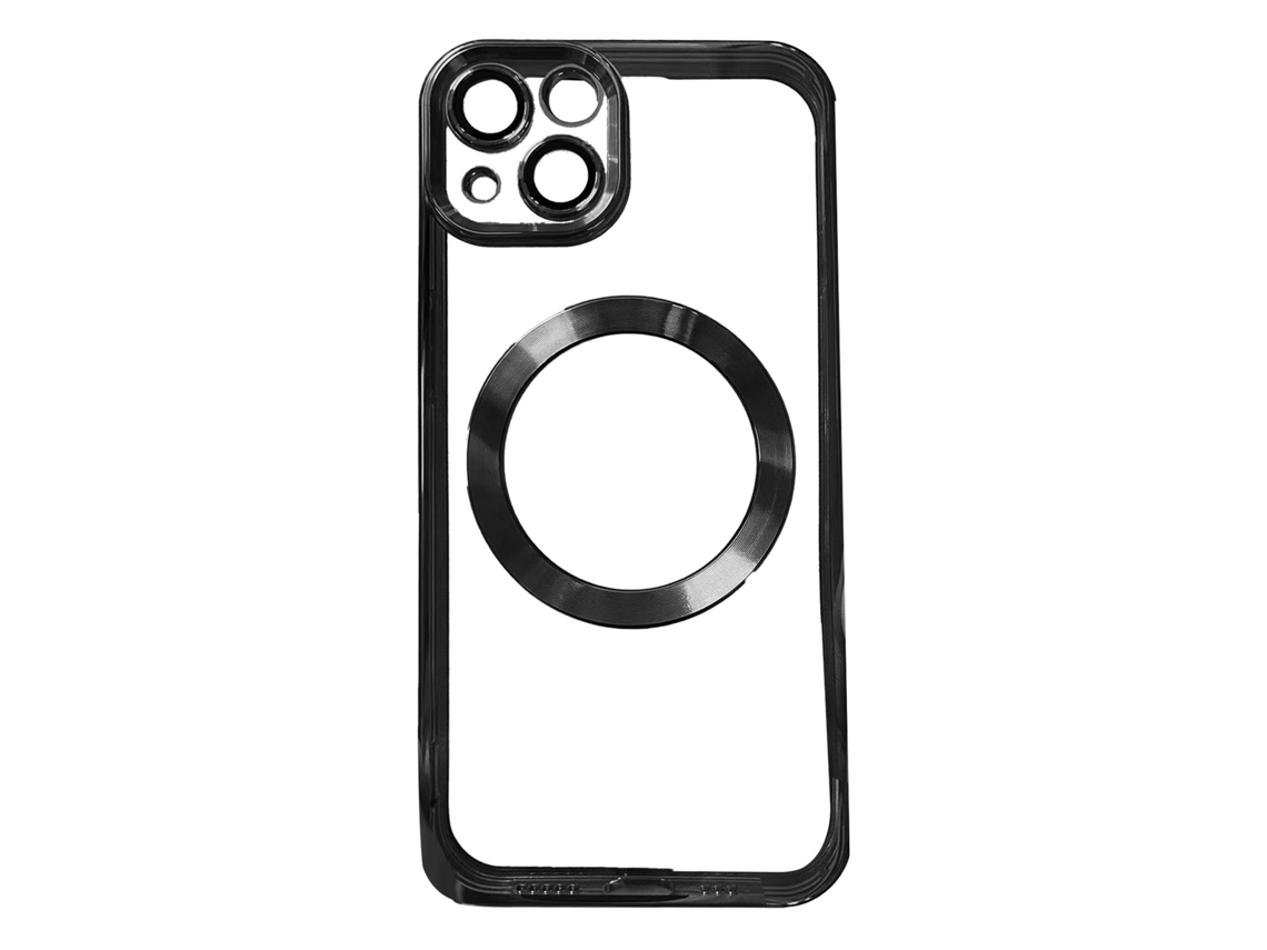 Capa Protetora Para Iphone 13 Mini Com Efeito De Eletroplaca, Magnética, Anti-impacto E Design Transparente