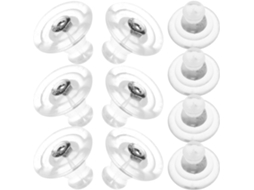 Conjunto De 10 Tarraxas De Silicone Para Brincos