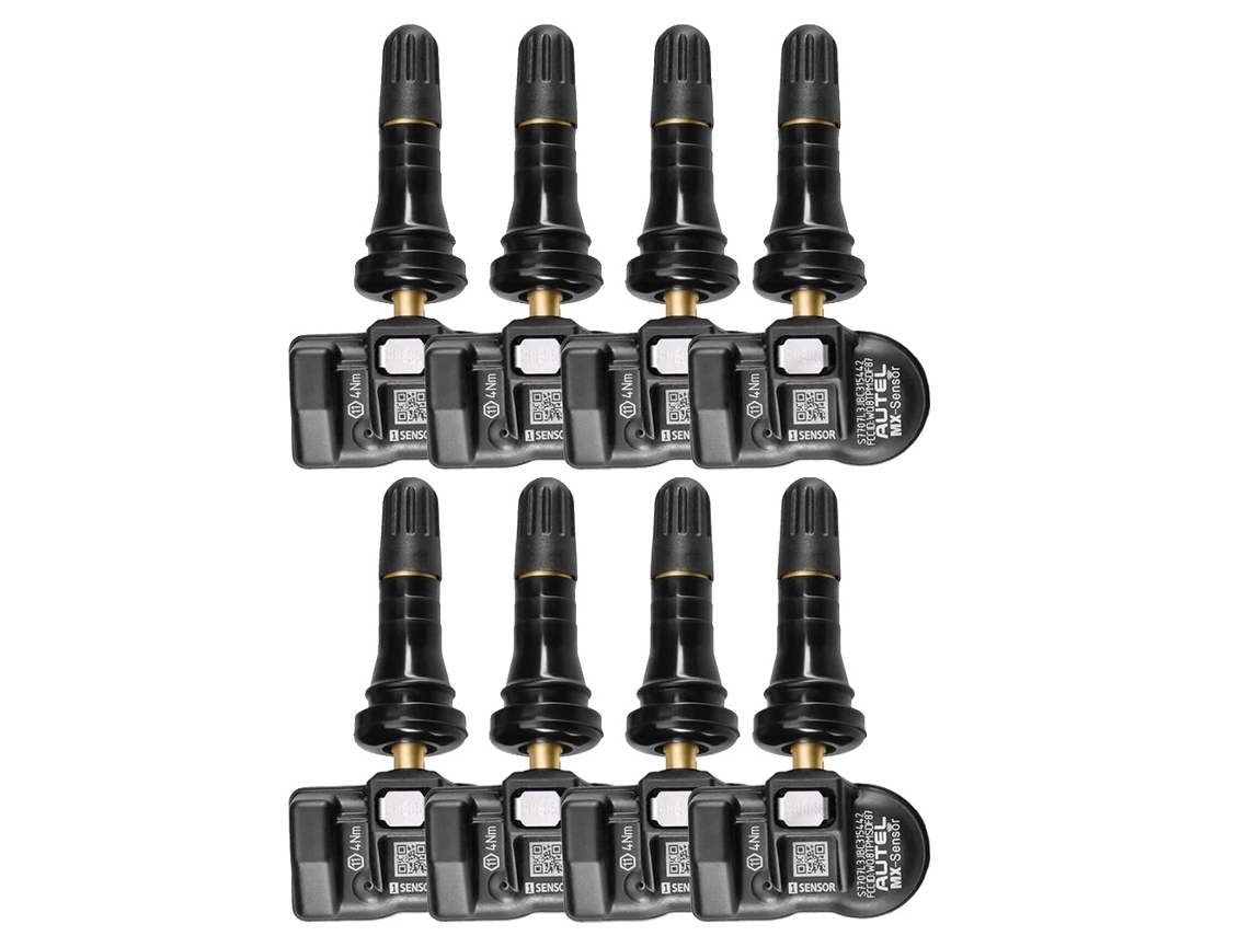 Sensor Tpms, Compatibilidade Universal, Programação Sem Fio, 8 Pcs Borracha