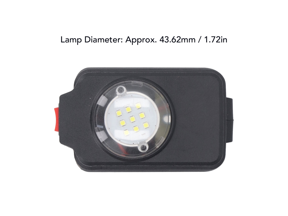 Lâmpada De Trabalho Led Sem Fios Laxiscreed Com Bateria De 20v E 2 Portas Usb