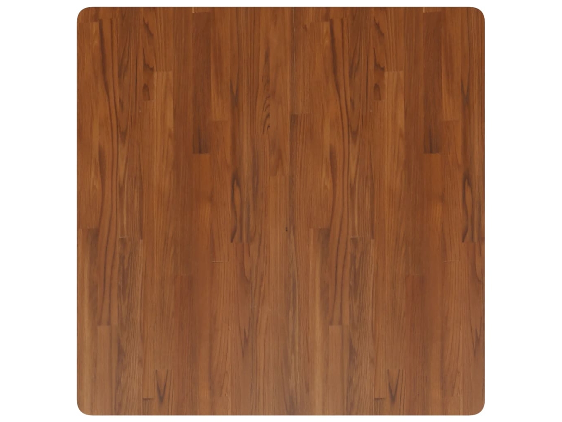 Tampo Mesa | Tampo De Secretária Quadrado 90x90x4 Cm Carvalho Tratado Castanho Escuro Wsd85829 Lovely Home