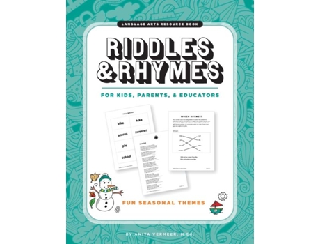 Livro Riddles Amp Rhymes For Kids, Parents And Educators Fun Seasonal Themes De Anita Vermeer (inglês)