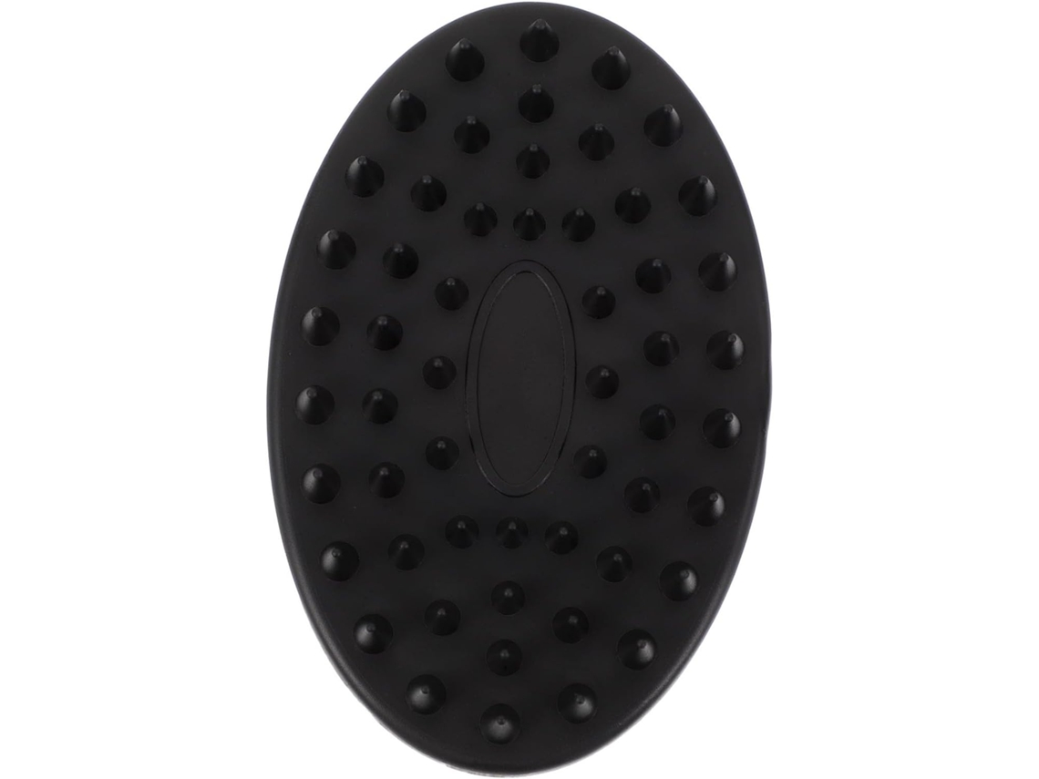 Escova De Banho Dupla Face Villcase Em Silicone Preto Para Bebês, Escova Esfoliante E Massageador De Couro Cabeludo