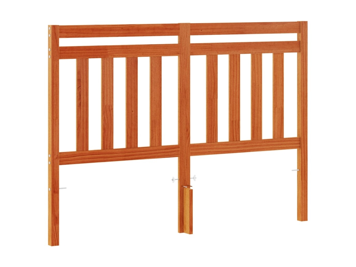 Cabeceira 135 Cm Madeira de Pinho Maciça Castanho mel MAISON EXCLUSIVE