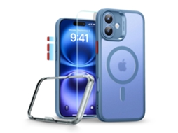 Capa Esr Classic Pro Para Magsafe Iphone 16 Halolock Azul Fosco