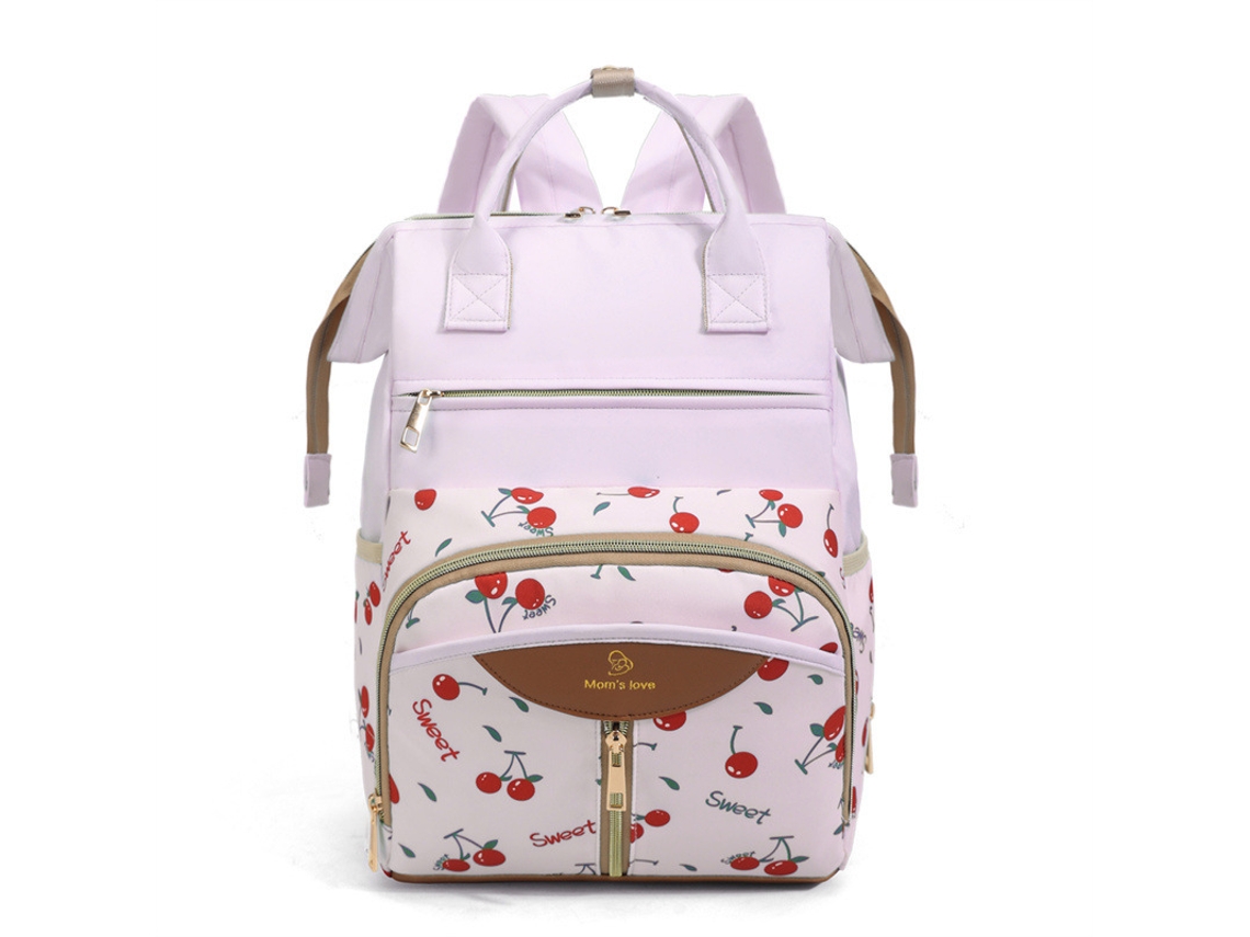 Mochila De Maternidade Hibbent 38x18x26cm (roxo)