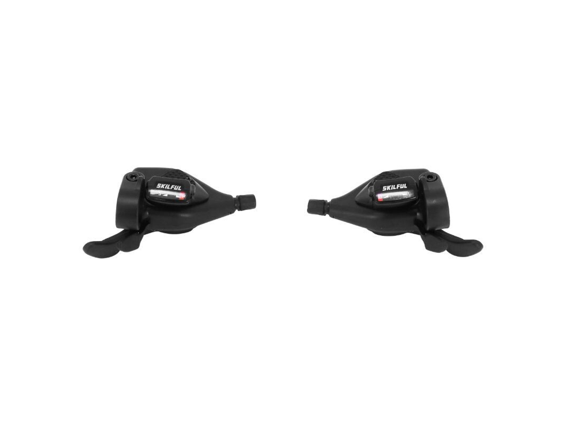 Par de alavancas de bicicleta P2R Indexe Rapid Push-pull 8 V