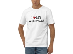Camisetas Engraçadas Masculinas Com A Frase Eu Amo Meu Lobisomem