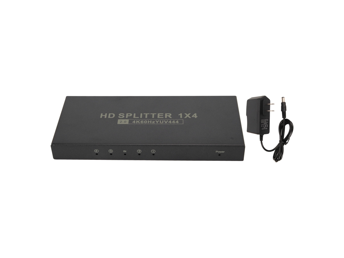 Divisor de Interface Multimídia Hd 2.0 4k 60hz com 1 Entrada e 4 Saídas CHABERLU