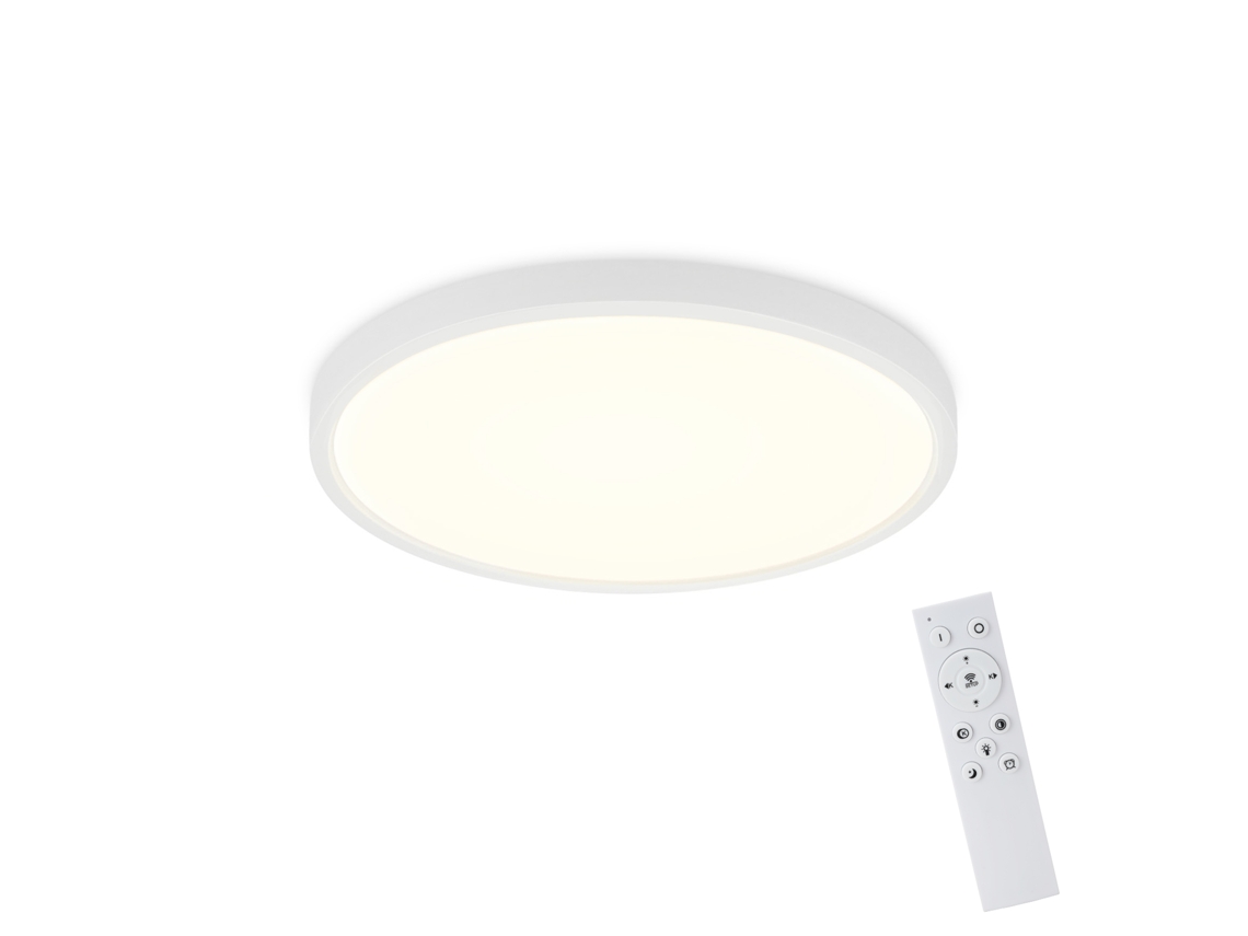 Luz de Teto Plana Led Regulável 28W Controle Remoto 3000K-6500K 30Cm Lâmpada Branca para Cozinha Sala de Estar Corredor Quarto Banheiro NETTLIFE