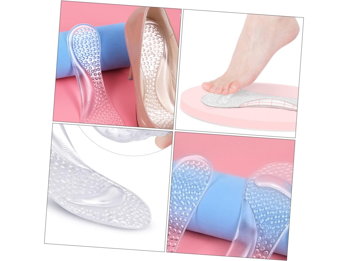Gatuida 2-pares De Palmilhas Gel Para Corrida, Suporte Para O Peito Do Pé, Alívio Da Pressão E Design Antiderrapante